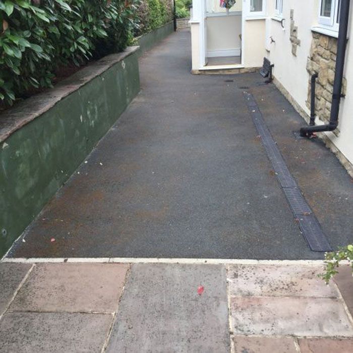 Before image of pathway area Leeds